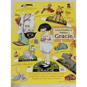 Mary Engelbreit Gracie Paper Doll Doctor's Costume Halloween ~ 260401-WH 1059